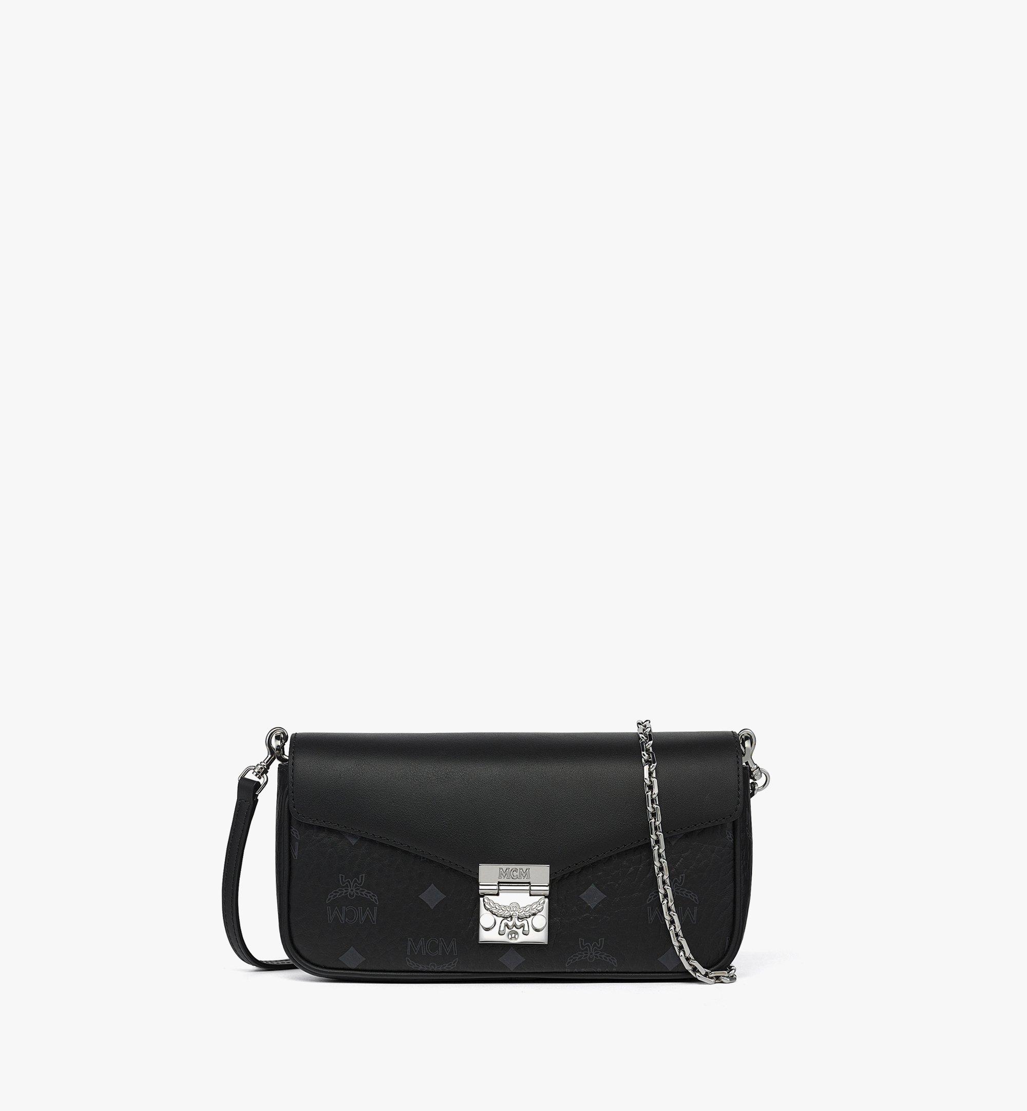 Sac à bandoulière Tracy en mélange de cuir et Visetos 1